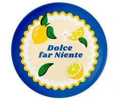 Bialetti - Fruit Vibes Dessert plate - with Lemons