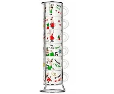 Bialetti Italia Do Espresso 6 vnt. x 60 ml balta