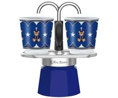 Bialetti Mini Express 2TZ (100 ml) Joyful Christmas 2 x 45 ml mėlyna