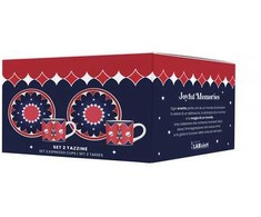 Bialetti Joyful Christmas 2 x 80 ml raudona