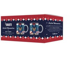 Bialetti Joyful Christmas 2 x 300 ml mėlyna
