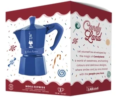 Bialetti Candyland Moka Express 3TZ (150 ml) mėlyna