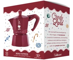 Bialetti Candyland Moka Express 3TZ (150 ml) raudona