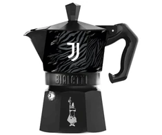 Bialetti Moka Express Juventus 3TZ (150 ml) juoda ir balta