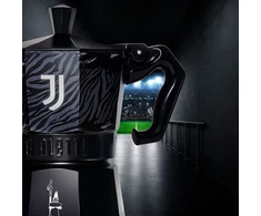 Bialetti Moka Express Juventus 3TZ (150 ml) juoda ir balta