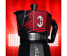Bialetti Moka Express Milan 3TZ (150 ml) raudona ir juoda