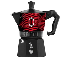 Bialetti Moka Express Milan 3TZ (150 ml) raudona ir juoda
