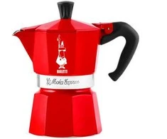 Bialetti Moka Express Nutcracker 3tz raudona