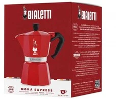 Bialetti Moka Express Nutcracker 6tz raudona
