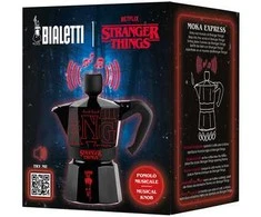 Bialetti Moka Express Sound Stranger Things 3TZ (150 ml) juoda