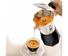 Bialetti Brikka Moka kavinukas 0.17 L Juodas, Nerūdijantis plienas