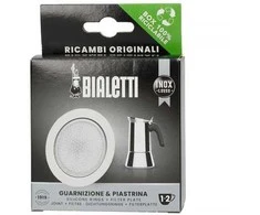 Bialetti – sandariklis + sietas Bialetti 1-2tz plieniniams kavos virimo aparatams