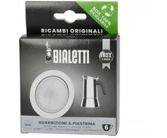 Bialetti – sandariklis + sietelis, skirtas Bialetti 6tz plieniniams kavos aparatams