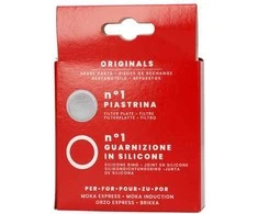 Gasket and filter plate for Bialetti Induction 6-cup moka pots