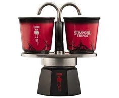 Bialetti - Stranger Things Mini Express 2tz + 2 puodeliai 90ml - termochrominis raštas