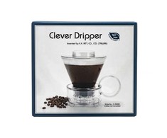 Clever Dripper - Stiklas 500ml Permatomas rudas