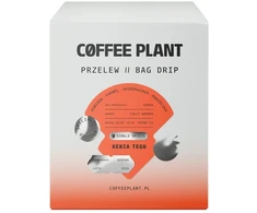 Coffee Plant COFFEE PLANT - kawa w saszetlach Kenia Tegu Drip Bag - 10 saszetek 11 g