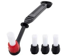 Espresso Gear Espreso aparato valymo šepetys + 3 keičiamos galvutės