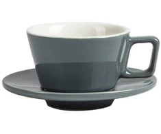 Espresso Gear - Espresso cup with saucer Peakabrew pilkas 90 ml