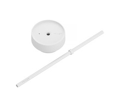 Lid with a straw for Fellow Carter mugs Cold Matte Baltas