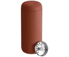 Termosinis puodelis Fellow Carter Move + apsauga nuo purslų Sienna, 475 ml