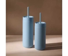 Fellow Carter šalto gėrimo puodelis, miglotai mėlynas, termoizoliacinis puodelis, 473 ml