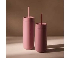 Fellow Carter Cold Tumbler termo puodelis, 473 ml, pastelinės rožinės spalvos