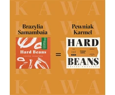 Kavos pupelės Hard Beans Coffee Kavos pupelės Osobniak karamelės filtras 250g