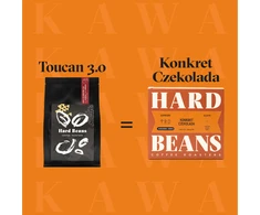 Kavos pupelės Hard Beans Kavos pupelės Konkret Šokoladinis Espreso 1kg