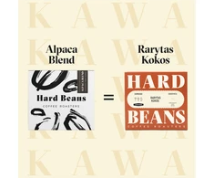 Hard Beans Coffee Kavos pupelės Hard Beans Rarytas Coconut Espresso 250g