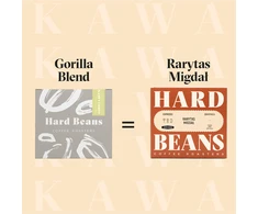 Kavos pupelės Hard Beans Coffee Kavos pupelės Delicacy Almond Espresso 1kg