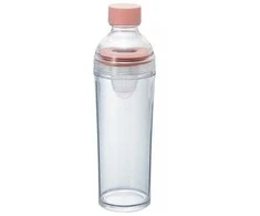 Hario - 400 ml plastikinis matcha buteliukas - šviesiai rožinis