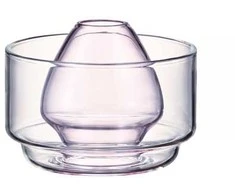 Hario - Chasen stovas ir dubenėlis 100 ml - rožinis