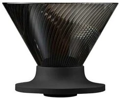 Hario - NEO V60-02 Tritan Coffee Dripper - Juodas