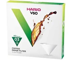 Hario popieriniai filtrai V60-03 lašintuvui - 40 vnt