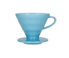 Hario V60-02 keramikinis kavos lašintuvas mėlynas