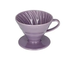 Hario V60-02 keramikinis kavos lašintuvas Violetinė Heather