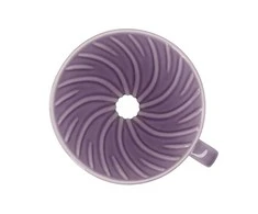 Hario V60-02 keramikinis kavos lašintuvas Violetinė Heather