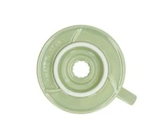 Hario V60-02 keramikinis kavos lašintuvas Smokey Žalias
