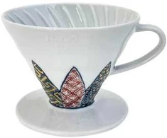 Hario – V60-02 Tachikichi Shozui keramikinis kavos lašintuvas