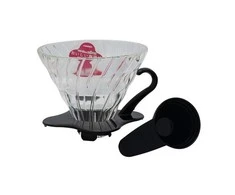 Hario V60 Glass Drip 02 - Juodas