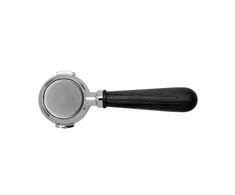 Kavamalė Lelit PLA580B bottomless filter holder with a juodas walnut wood handle