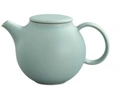 KINTO - PEBBLE arbatinukas su nerūdijančio plieno arbatos sieteliu - samanų žalia 480 ml