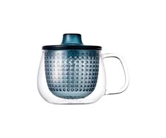 KINTO - UNITEA Unimug - Puodelis su arbatos sieteliu 350ml Navy