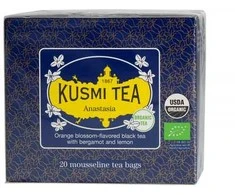 Organic juodas tea Kusmi Tea Anastasia – 20 muslin tea bags