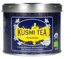 Organic juodas tea Kusmi Tea Anastasia, 100 g (in a metal tin)