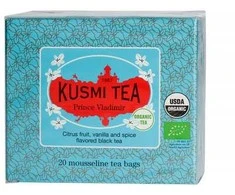 Organic juodas tea Kusmi Tea Prince Volodymyr – 20 muslin tea bags
