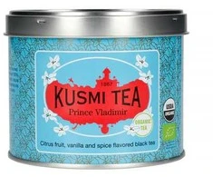 Organic juodas tea Kusmi Tea Prince Volodymyr, 100 g (in a metal tin)
