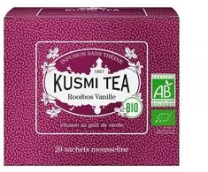 Kusmi Tea English Tea Shop Kusmi arbata – rooibos su vanile, ekologiška – 20 arbatos pakelių