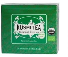 Organic žalias tea Kusmi Tea Spearmint Žalias Tea – 20 muslin tea bags